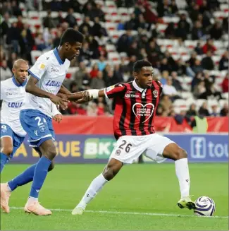  ?? (Photo Eric Ottino) ?? Myziane a ouvert son compteur but contre Auxerre. Au tour de Mario ce soir ?