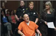  ?? RANDY PENCH/SACRAMENTO BEE ?? Joseph James DeAngelo, the suspected Golden State Killer, is arraigned in a Sacramento courtroom and charged with murdering Katie and Brian Maggiore in Rancho Cordova in 1978 on Friday in Sacramento.