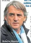  ??  ?? Roberto Mancini