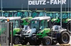  ?? Foto: Bernhard Weizenegge­r ?? Seit 1995 gehört die Traditions­marke Deutz Fahr zur italienisc­hen Same Gruppe. Heute heißt der Konzern nur noch SDF.