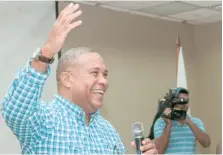  ?? FUENTE EXTERNA ?? Héctor Pereyra al momento de ser declarado ganador.