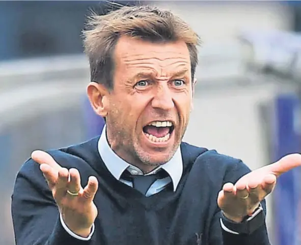  ?? Picture: SNS Group. ?? Former Scotland internatio­nalist Neil McCann has lost his job as Dundee manager after only 18 months in charge.