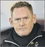  ??  ?? DAVID HOPKIN: Bradford City’s head coach is keen to strengthen the club’s ranks during January.