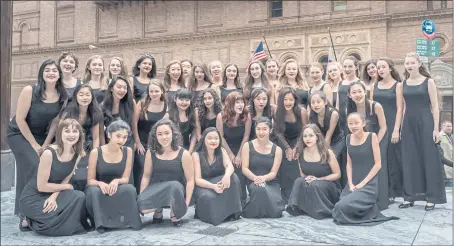  ?? CARLIN MA — SAN FRANCISCO GIRLS CHORUS ?? The San Francisco Girls Chorus is readying a new opera based on the vivid accounts in a 1920s diary by an 11-year-old Filipina girl.