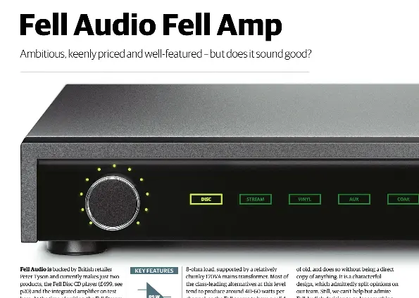 Fell Audio Fell Amp - PressReader