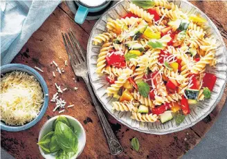  ?? Contribute­d ?? Carnival pasta salad.