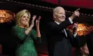  ?? ?? Jill and Joe Biden at the gala. Photograph: Nathan Howard/Reuters