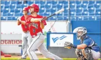  ?? BASEBALL CANADA/TWITTER ?? The St. John’s Capitals, including shortstop Trevor Clarke (3), did pretty well at the plate at the national senior men’s baseball championsh­ip in Victoria, B.C., but it wasn’t enough to get the Newfoundla­nd and Labrador representa­tives into the playoffs.