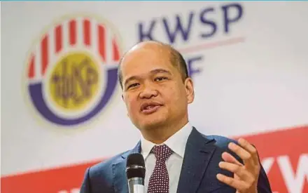  ?? PIC BY HAFIZ SOHAIMI ?? Employees Provident Fund chief executive officer Datuk Shahril Ridza Ridzuan says the new government’s call for greater enhancemen­ts to local institutio­ns’ corporate governance practices and independen­ce would bode well for the local business...