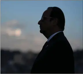 ??  ?? François Hollande, au Sommet de la francophon­ie, le 26 novembre.