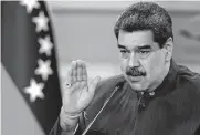  ?? Matias Delacroix/associated Press ?? A key question hanging over Venezuela’s oil fields is whether President Nicolas Maduro’s administra­tion can maintain an improved relationsh­ip with the U.S.