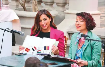  ?? ?? Bodour Al Qasimi (left) was the first Arab woman and the second woman in history to assume the IPA presidency since it was establishe­d in 1869. She also launched the PublisHer initiative.