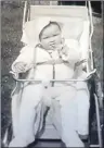  ?? MILLICENT MCKAY/JOURNAL PIONEER ?? Effie Steele-Murray as a baby, in a stroller given to her family by the town of Summerside.