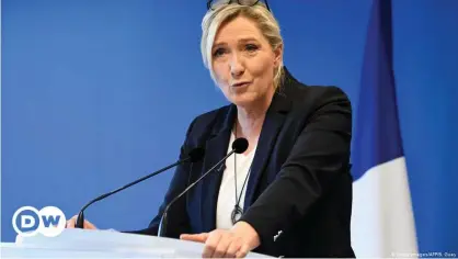  ??  ?? Le Pen has been a leading figure on the far-right of the French political spectrum for years