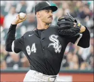  ?? Nam Y. Huh The Associated Press ?? Dylan Cease held the Twins hitless two outs into the ninth inning Saturday, ultimately shutting them out on one hit and two walks as the White Sox coasted to a 13-0 victory.