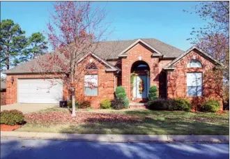  ?? LINDA GARNER-BUNCH/Arkansas Democrat-Gazette ?? This home, located at 136 Miramar Drive in Maumelle, has about 3,395 square feet and is listed for $299,900 with the Berry Team of Crye-Leike Realtors, Maumelle. Today’s open house is from 2 to 4 p.m. For more informatio­n, call Jerri Berry at...