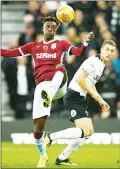  ??  ?? IN CONTROL: Aston Villa’s Tammy Abraham