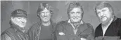  ?? PBS ?? Willie Nelson, Kris Kristoffer­son, Johnny Cash and Waylon Jennings