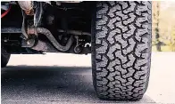  ?? Dreamstime/TNS ?? ■ Putting off having a slow tire leak fixed can be dangerous, especially on an SUV.