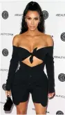  ?? — AFP ?? Kim Kardashian attends the Beautycon Festival at the Los Angeles Convention Centre in California on Sunday night.