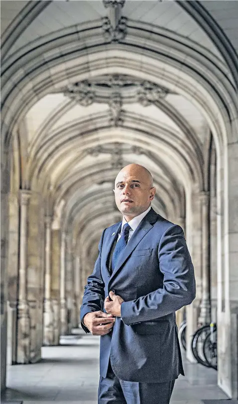  ?? ?? Sajid Javid in the House of Commons yesterday