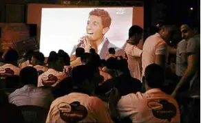  ??  ?? assaf’s fans have grown in numbers as seen by the masses in nablus, West Bank, cheering him on.