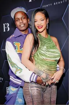  ?? Rich Fury / Getty Images for Fenty Beauty & Fenty Skin ?? Rihanna and ASAP Rocky reportedly welcomed their first child together, a baby boy, on May 13.