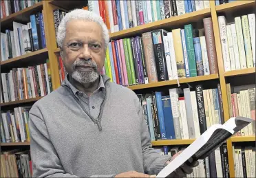  ?? ?? Abdulrazak Gurnah, pictured at the University of Kent in 2016 when he was part of the Booker Prize judging panel