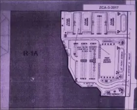  ?? MERCY REGIONAL MEDICAL CENTER/CITY OF LORAIN ?? This diagram shows the proposed layout of the new Mercy medical office building planned for Oak Point Road northeast of the Deerfield Developmen­t in Lorain.