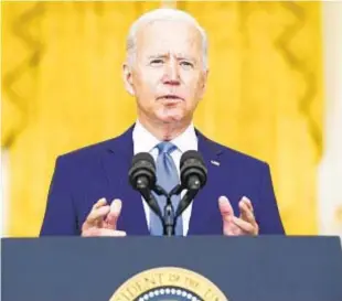  ?? AP ?? President Biden on Thursday sells his $3.5 trillion plan to invest in wide range of improvemen­ts to the country. It would be paid for by taxing the rich and corporatio­ns.