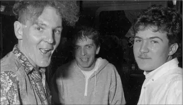  ??  ?? Ian Coogan (left) pictured enjoying the Dundalk night in London in 1990.