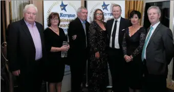  ?? Staff of NEWKD pictured with Matt Cooper guest speaker at The Kerryman Business Awards. ??