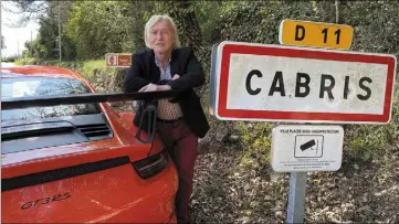  ?? (Photo G. L.) ?? C’est au volant de ce nouveau « joujou extra », une Porsche 911 GT3 RS, et chez lui, à Cabris, terre d’accueil de l’épreuve grassoise hier, que Dominique de Meyer vient d’entamer son autre vie de passionné.