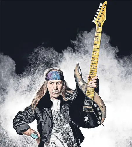  ??  ?? “Those who are about to rock...” Uli Jon Roth is coming to Dundee.