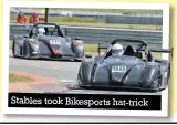  ??  ?? Stables took Bikesports hat-trick