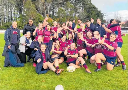  ?? Photo / Supplied ?? The Inglewood women’s rugby team.