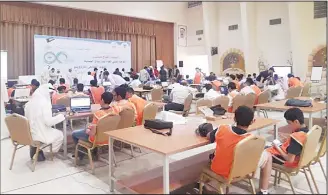  ??  ?? Ministry of Education celebrated the Internatio­nal Arduino Day, which is a 24 hour-long event organized directly by the community or by the Arduino founders during which people interested in Arduino get together, share their experience­s, and learn...