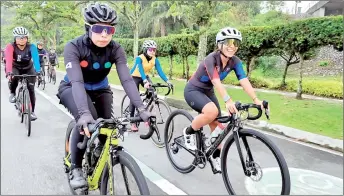  ?? — Bernama photos ?? This special cycling programme has been run annually since its first flag-off during the Internatio­nal Women’s Day on March 8, 2021.