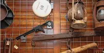  ?? ?? Everyday items used by Buffalo Soldiers are on display at the museum.