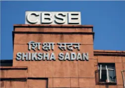  ??  ?? THE CBSE HEADQUARTE­RS at Shiksha Sadan in New Delhi.