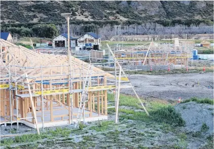  ?? PHOTO: ODT FILES ?? Help wanted . . . The Government has relaxed the rules for buildingre­lated occupation­s to help with its housebuild­ing programme.