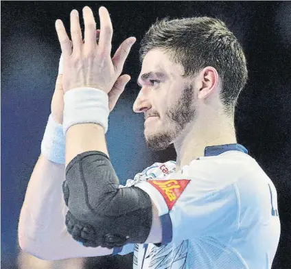  ?? FOTO: EFE ?? Ludovic Fàbregas, de 21 años, vigente oro mundial y plata olímpica con Francia, apunta a pivote de referencia en el balonmano