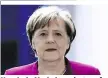  ??  ?? Kanzlerin Merkel reagierte auf die Kritiker in ihrer Partei