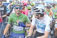  ?? — AFP photo ?? France’s Julian Alaphilipp­e is the man to beat at Sunday’s world road race world title race.