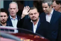  ??  ?? Leonardo DiCaprio has helped inspire the popularity of “dad bod.”