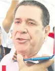  ?? ?? Horacio Cartes, titular de la Asociación Nacional Republican­a (ANR). Autorizó que Santi ofrezca el cargo a Wiens.