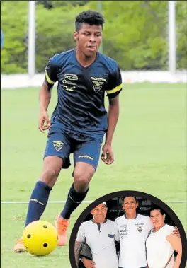  ?? Fotos: Cortesía ?? Pedro Vite nació y creció en Babahoyo. Hoy es uno de los motores de la Tri sub-17.