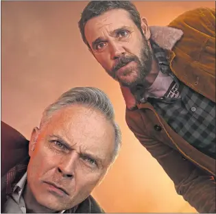  ??  ?? Mark Bonnar and Jamie Sives in the acclaimed BBC Scotland drama Guilt