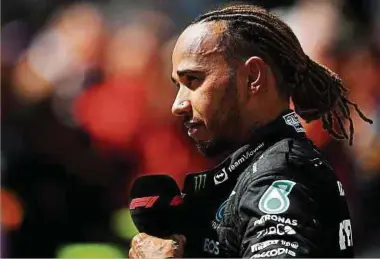  ?? ?? Mercedes-Pilot Lewis Hamilton sieht Red Bull und Ferrari noch im Vorteil.