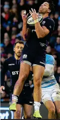  ?? AFP ?? Fitness test: Scotland’s Sean Maitland